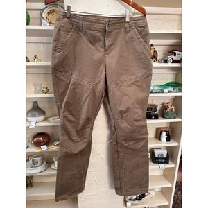 Women's KUHL RYDR style Tan Pants 12Short Tough Everyday Pants Style 6351